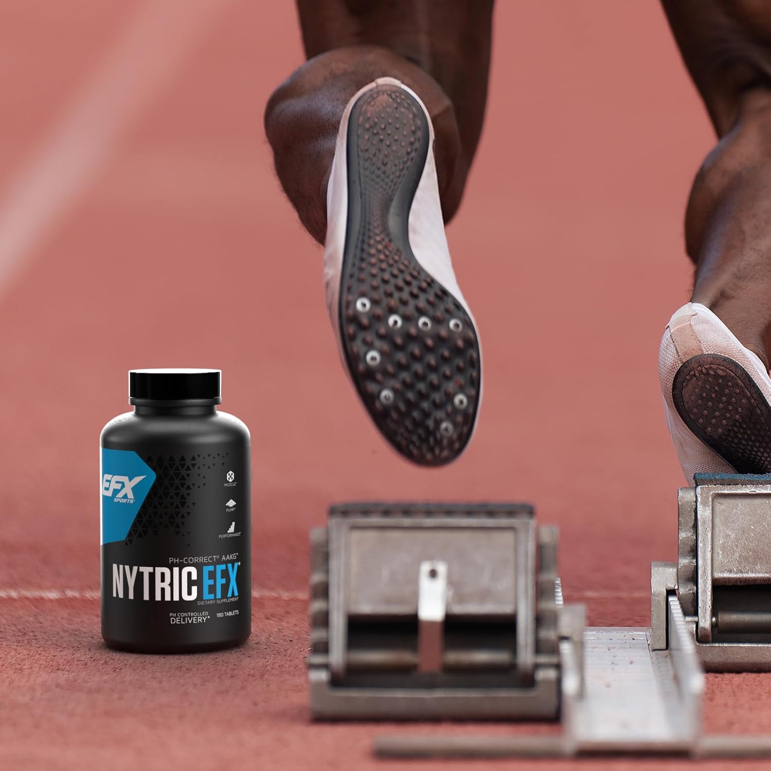 Nytric EFX Pre-Workout Pills | pH Balanced AAKG Arginine & Citrulline | Enhanced Muscle Pumps | 60 Servings, 180 Tablets