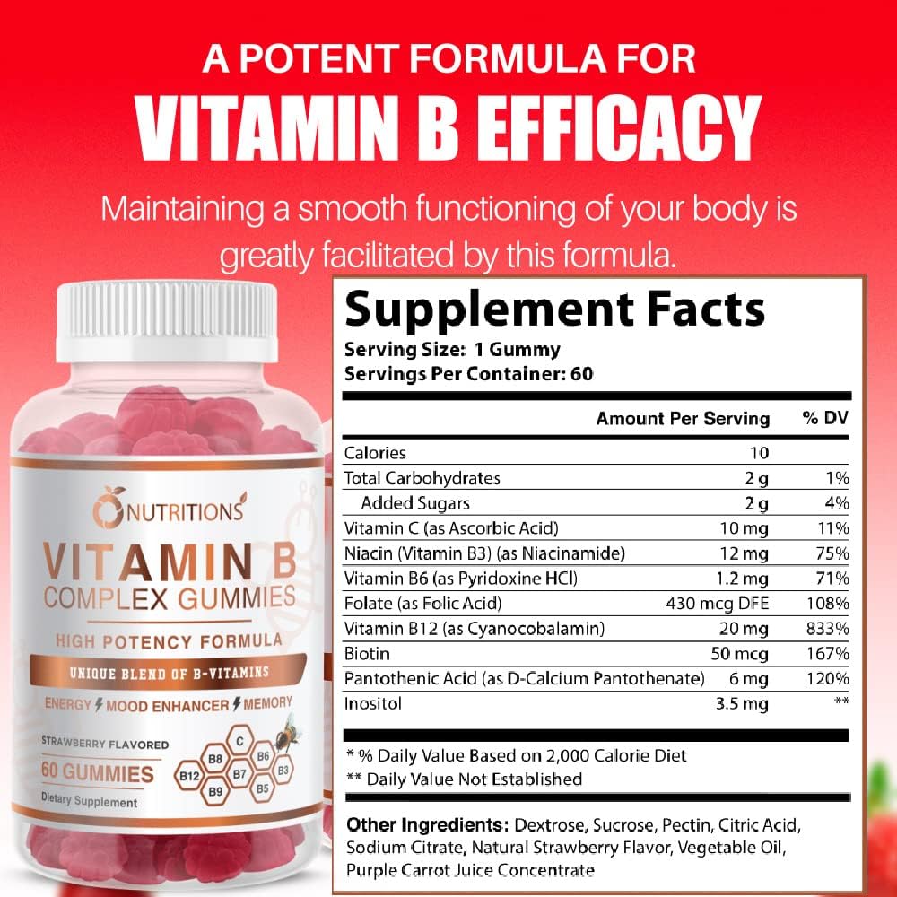 O NUTRITIONS Health Trio: Vitamin B Complex Gummies, Sea Moss Gummies, & Super Cell Capsules