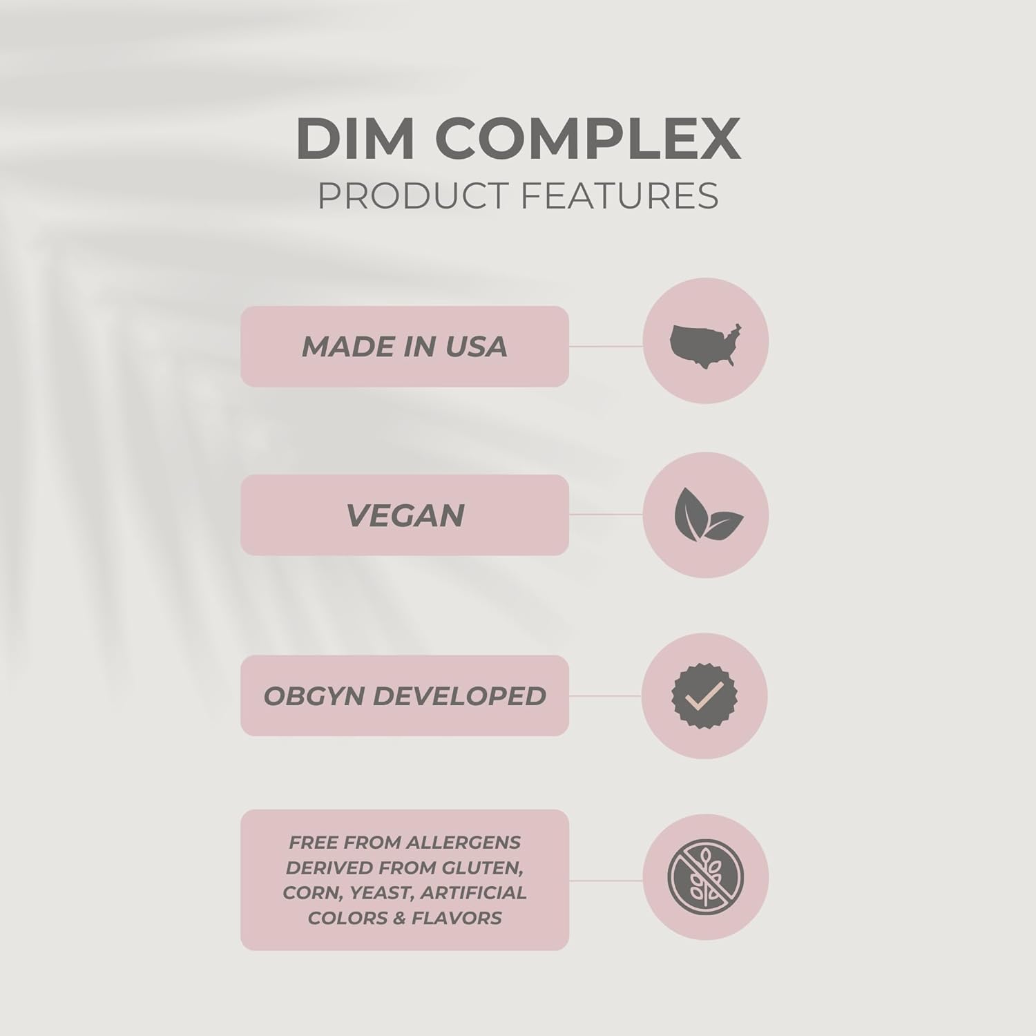 OBGYN Developed 300mg DIM Supplement for Estrogen & Hormone Balance - 2 Month Supply (60 Tablets)