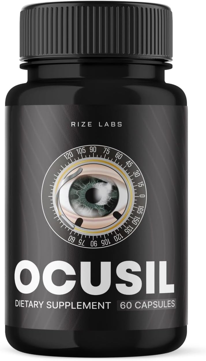 Ocusil All-Natural Eye Supplement Capsules for Improved Concentration and Focus
