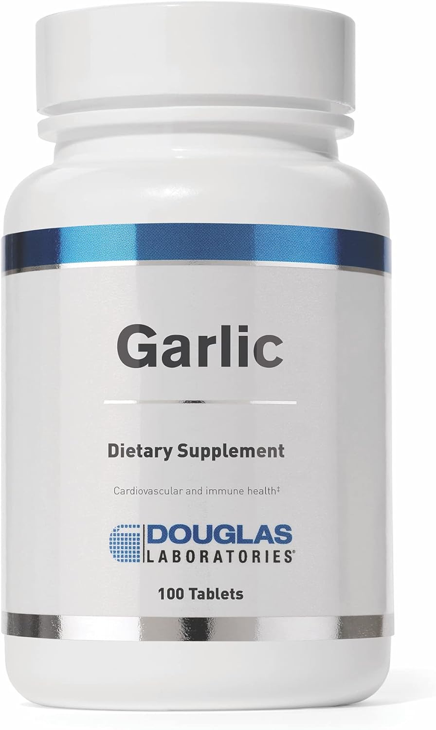 Odorless Garlic Tablets for Cardiovascular Health and Immunity | 100 Tablets by Douglas Laboratories