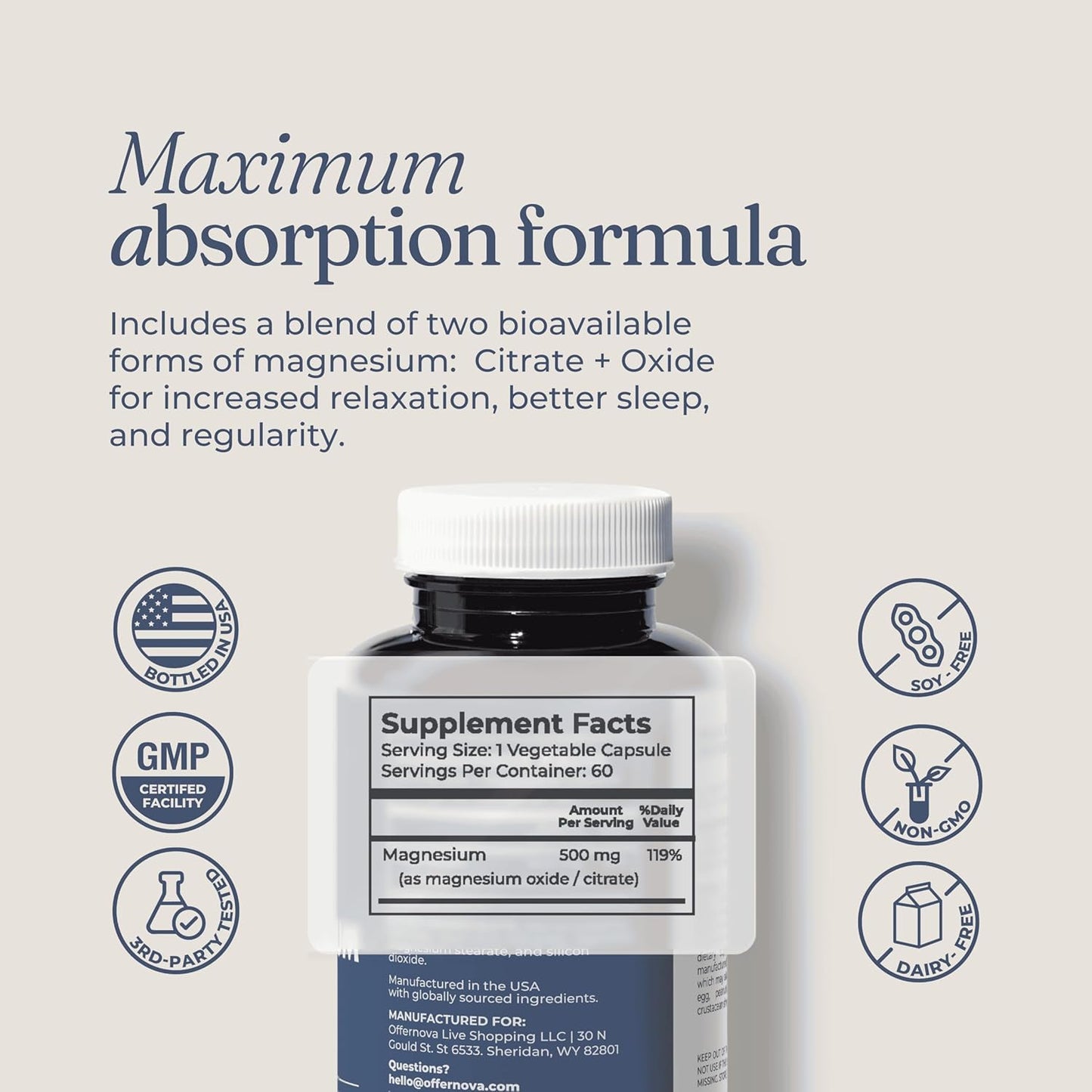 Offernova Collagen and Magnesium Duo for Calm and Repair