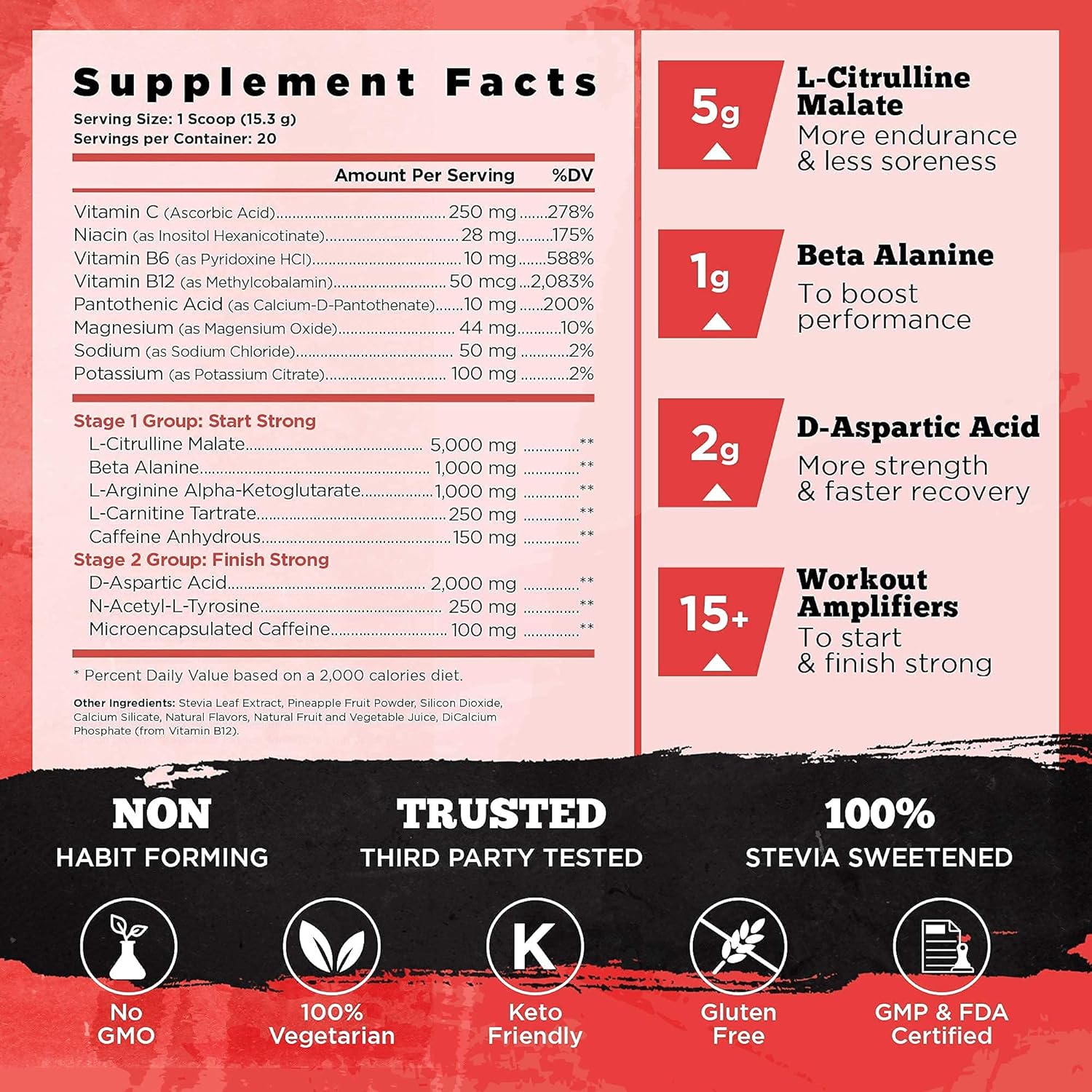 Old School Labs Vintage Blast Pre Workout and Vintage Brawn Muscle-Building Protein Bundle