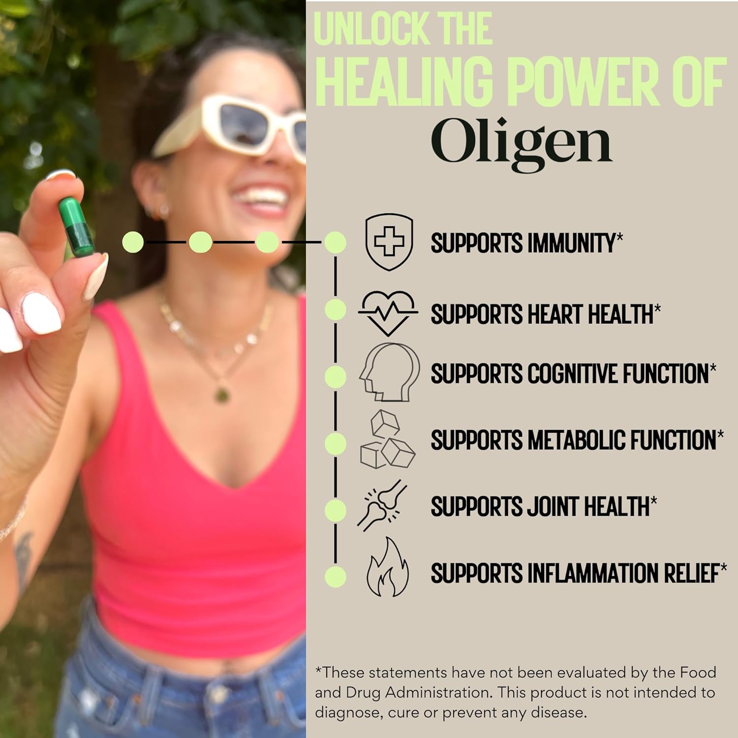 Oligen™ - 60ct Award-Winning Oleocanthal Supplement for Brain & Heart Health