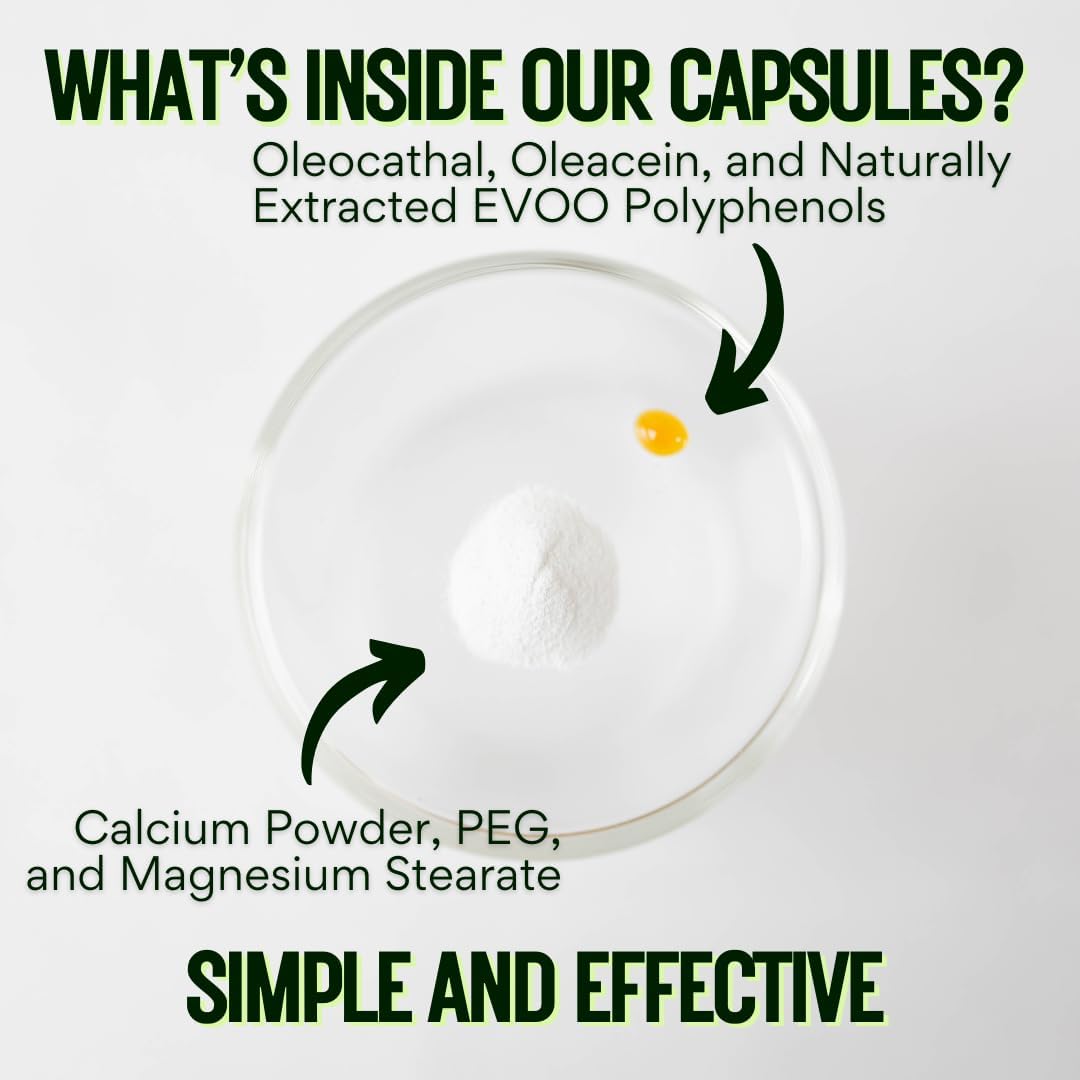 Oligen™ - 60ct Award-Winning Oleocanthal Supplement for Brain & Heart Health