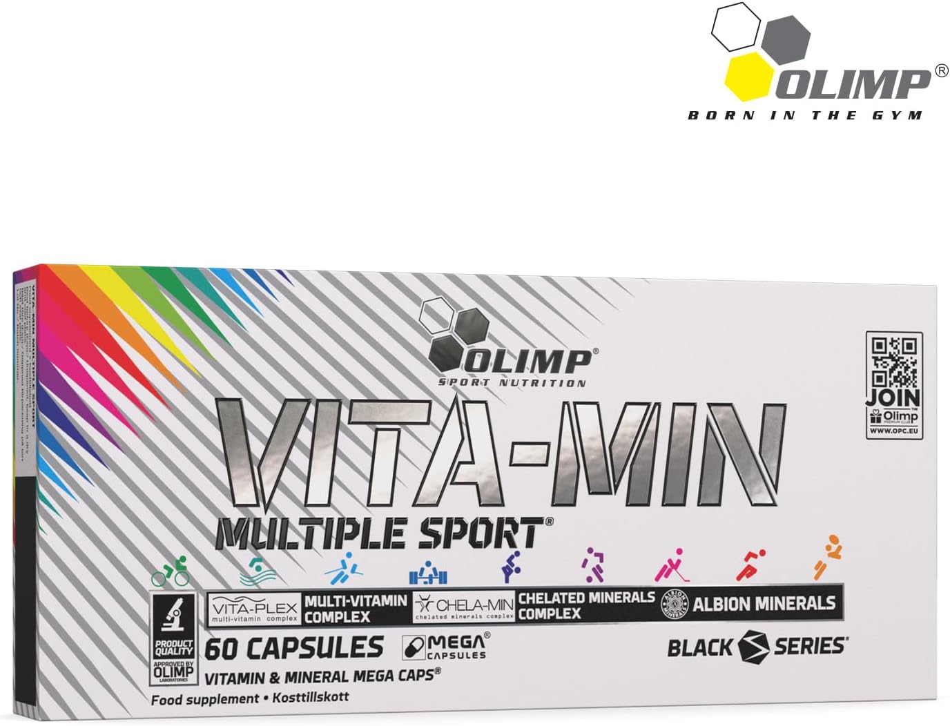 Olimp Vita-Min Multiple Sport Mega Caps - 60 Capsules - Born in the Gym Formula