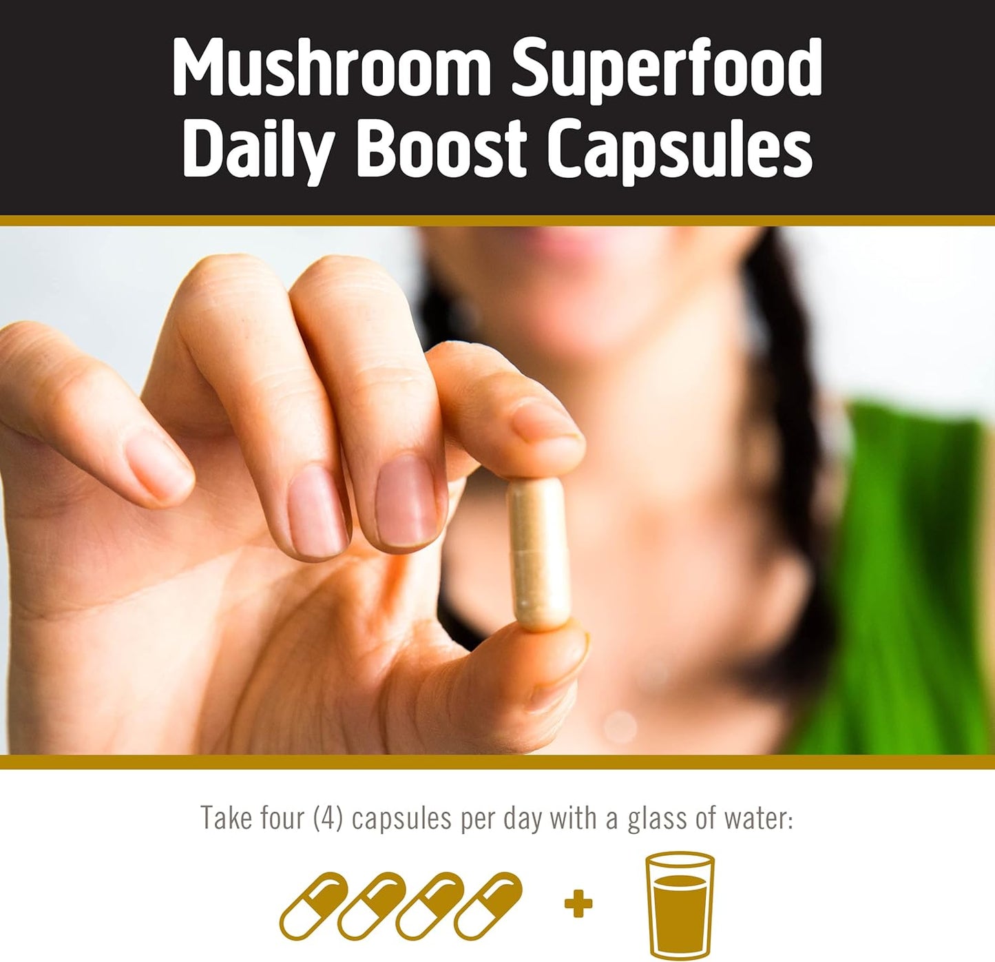OM Mushroom Superfood Capsule Bundle - Master Blend & Lion's Mane, 340 Capsules