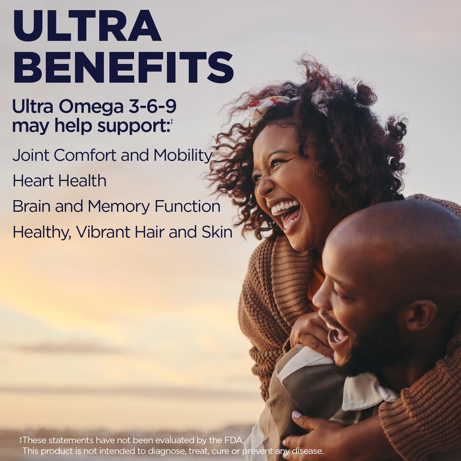 Omega 3-6-9 Fish Oil Supplement with Flaxseed & Borage Oil for Skin, Hair, Heart, Memory - 100 Softgels