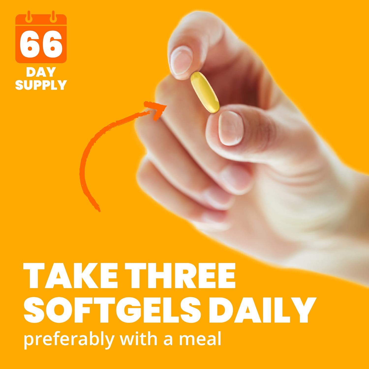 Omega 3 6 9 Softgels with Flax, Fish, and Borage Oils for Heart Health - 200 Count