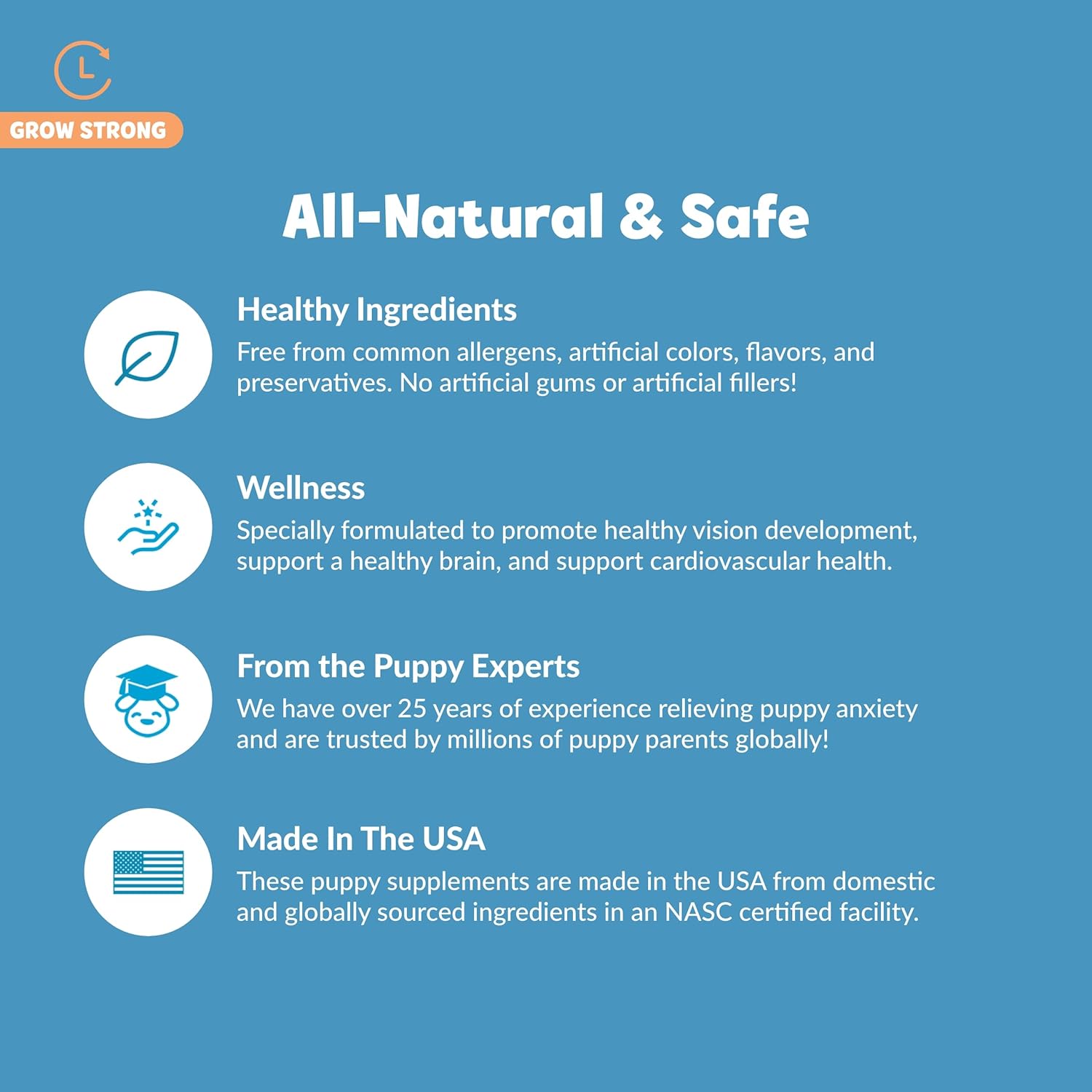 Omega 3 Dog Supplement Soft Chews for Overall Health - Fish Oil Treats for Dogs - 60 Count