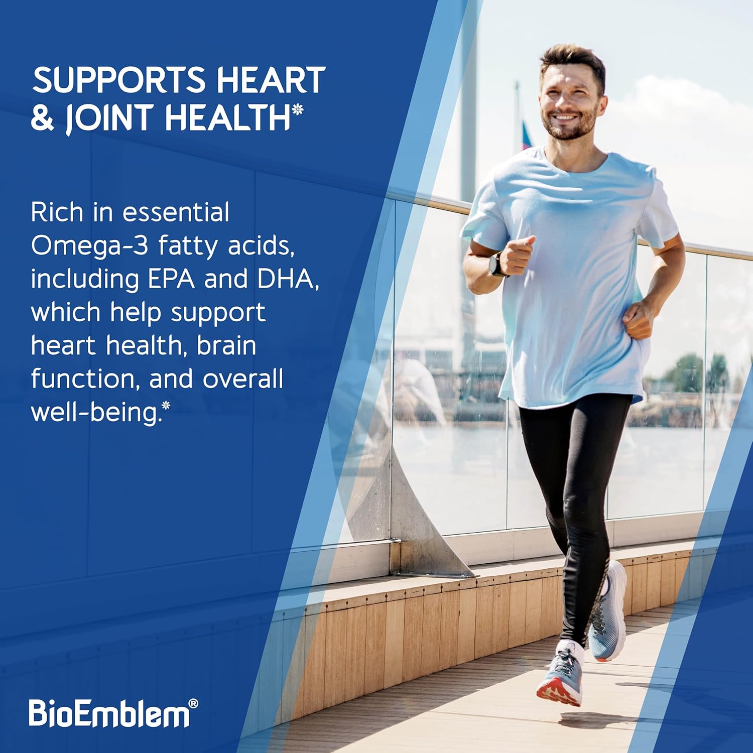 Omega-3 Fish Oil Softgels - 2000mg, High Absorption, Sustainable Source - 1400mg EPA & DHA with Vitamin D3 - Heart, Joint, & Brain Health - Non-GMO - 120 Ct