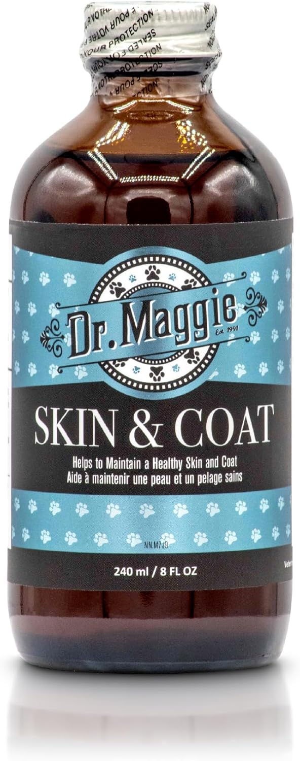 Omega 3 Fish Oil Supplement for Skin and Coat Health | Dr. Maggie | 240 ml