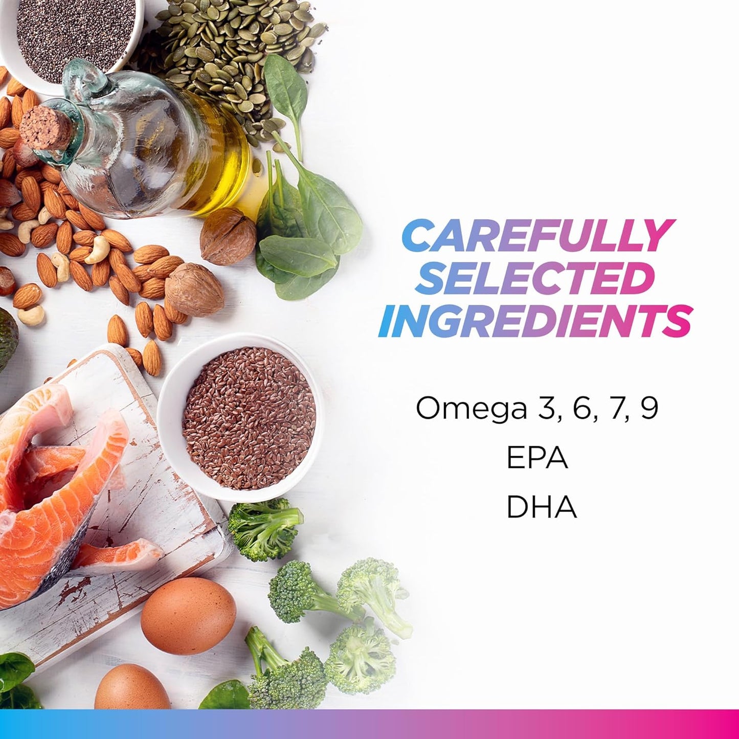 Omega 3 Fish Oil Supplements for Heart & Brain Health (60 Softgels) - EPA & DHA Pills - Non-GMO Formula - Supports Digestion