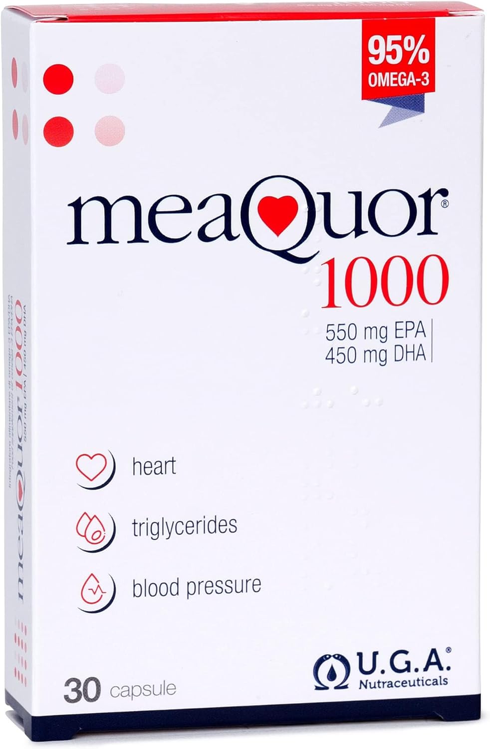 Omega-3 Supplement with 1000mg EPA and DHA - IFOS 5-Star Certified, 30 Softgels, No Aftertaste