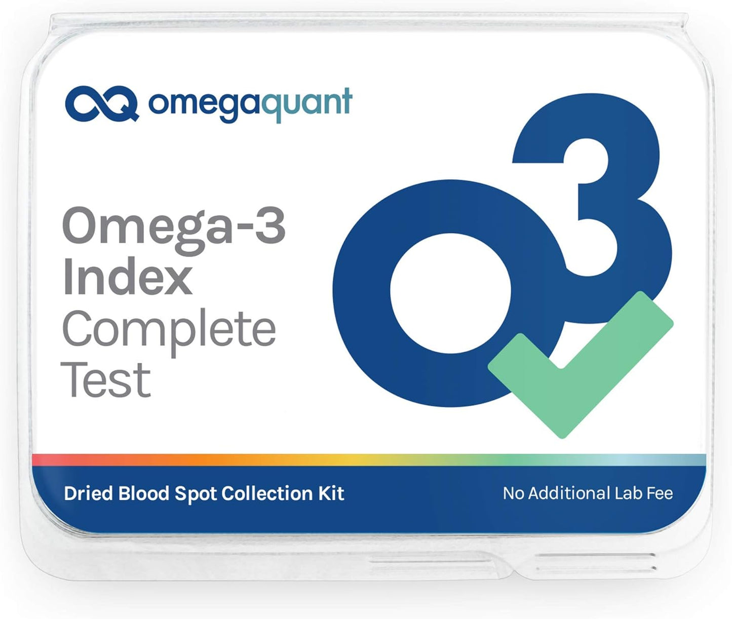 OmegaQuant Complete Fatty Acid Profile Blood Test Kit - Includes Omega-3s, Omega-6s, Saturated Fats, Monounsaturated Fats, Trans Fats | Home Testing Kit