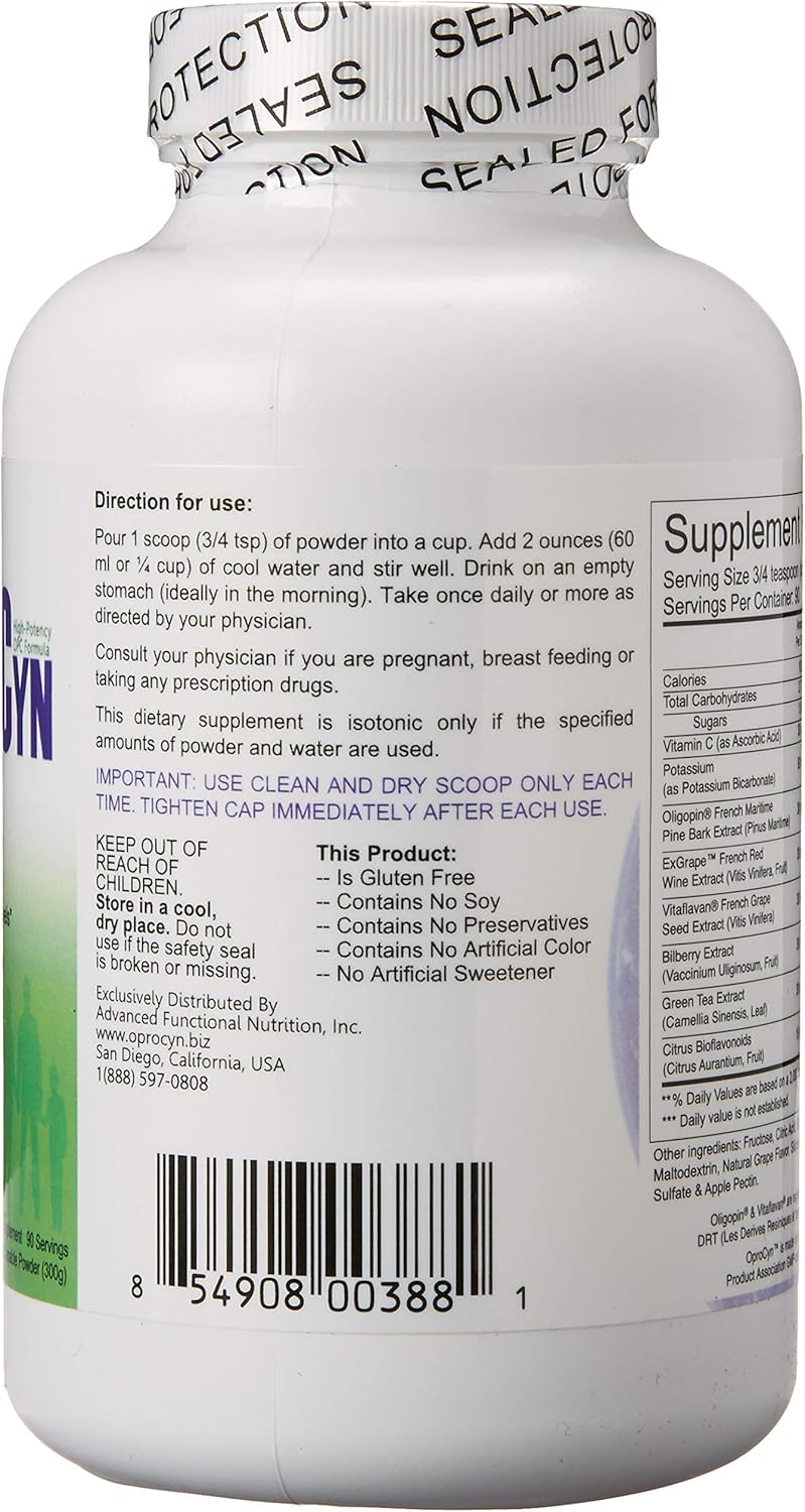 OProCyn Isotonic OPC 3 Month Supplement - 300g Drink Powder