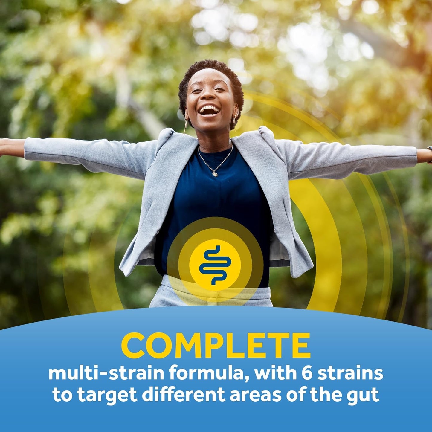 OPTIBAC Daily Wellbeing Probiotic Supplement, 180 Capsules for Gut Health & Immune Support