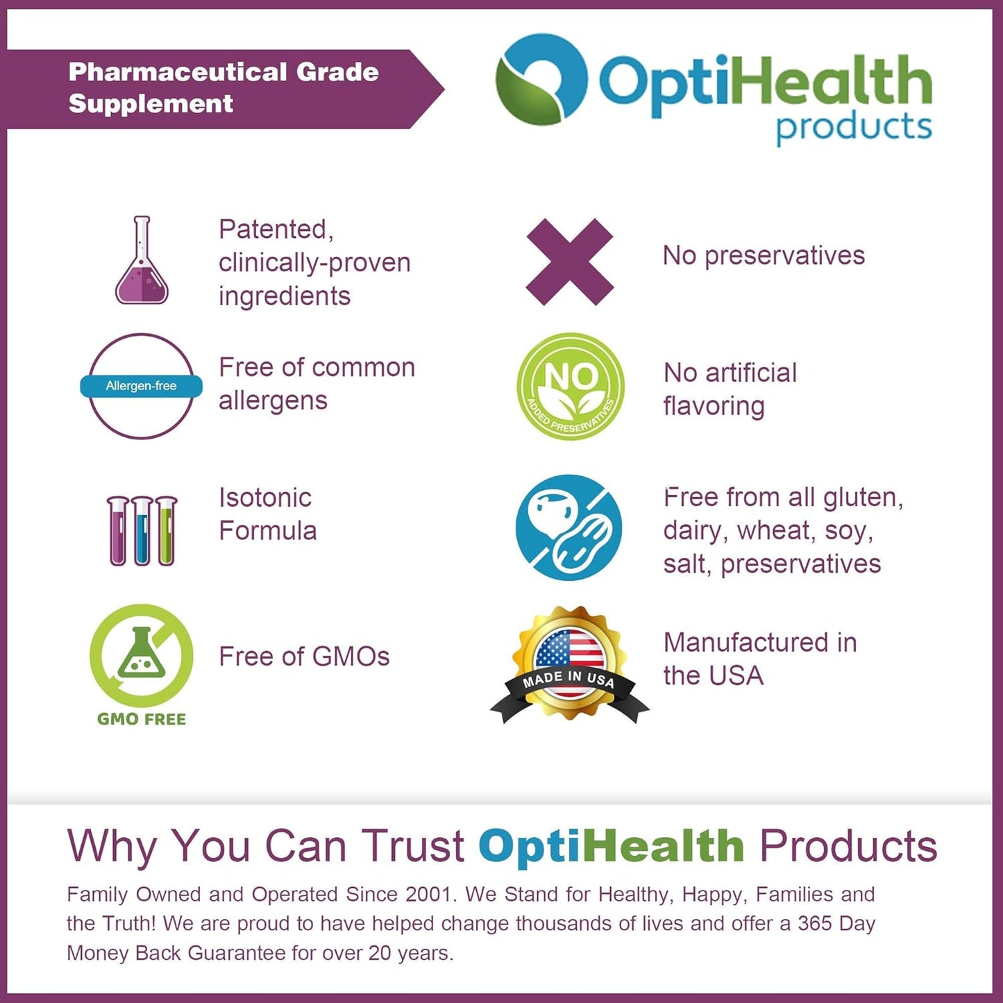 OptiHealth OPCXtra Isotonic OPC Super Antioxidant Supplement - Pack of 10 (900 Servings) - OptiHealth Products