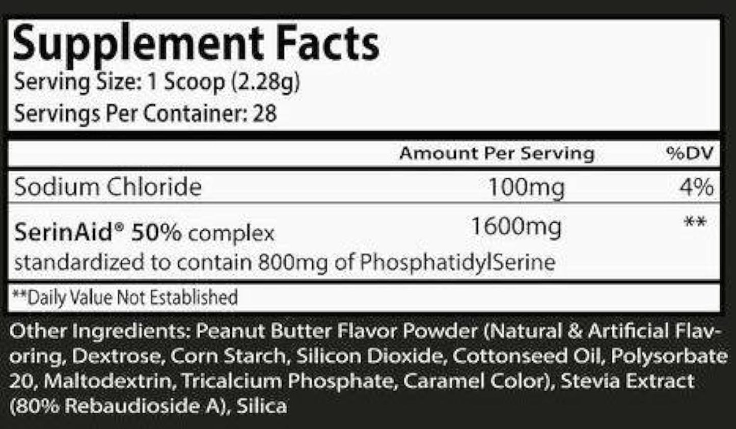 Optimize Cortisol Levels with MPA Supps Cortisolve in Peanut Butter Flavor - 28 Servings