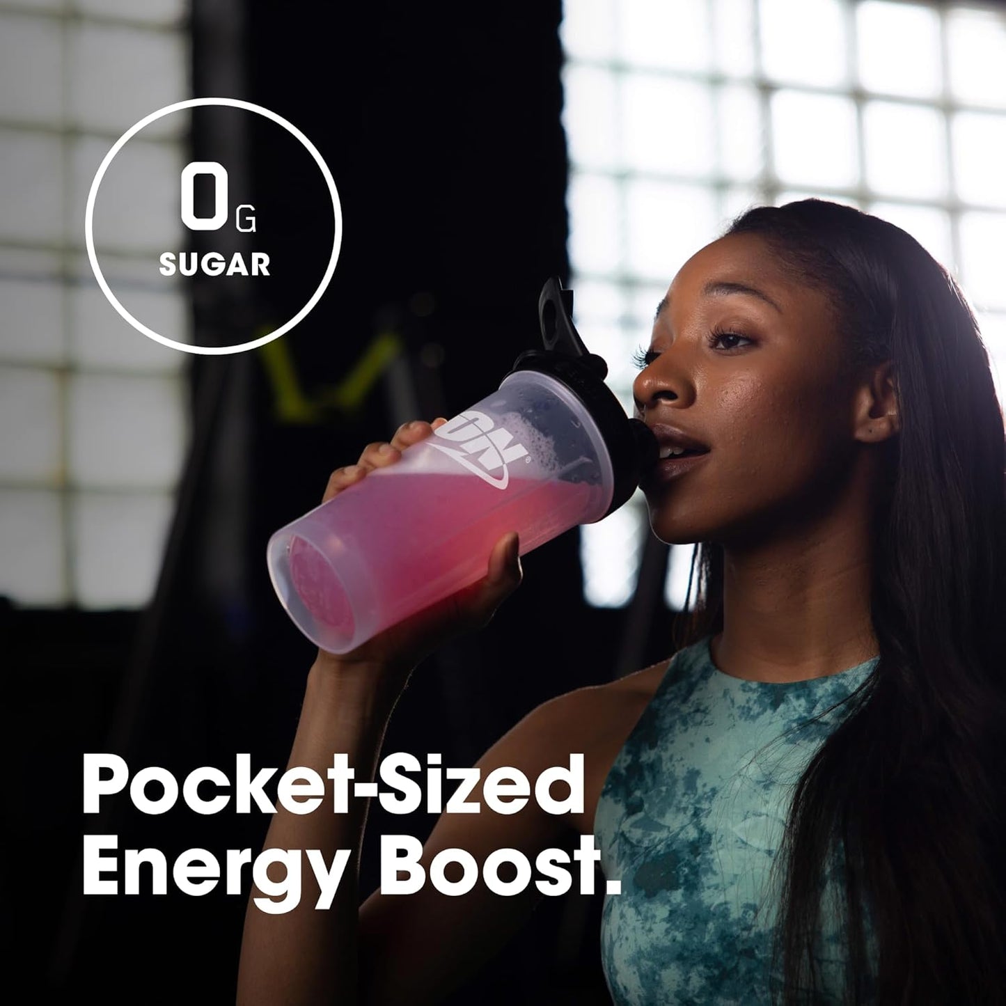 Optimum Nutrition Amino Energy Plus Hydration Packets in Tangerine Wave Flavor - 25 On-The-Go Powder Stick Packs