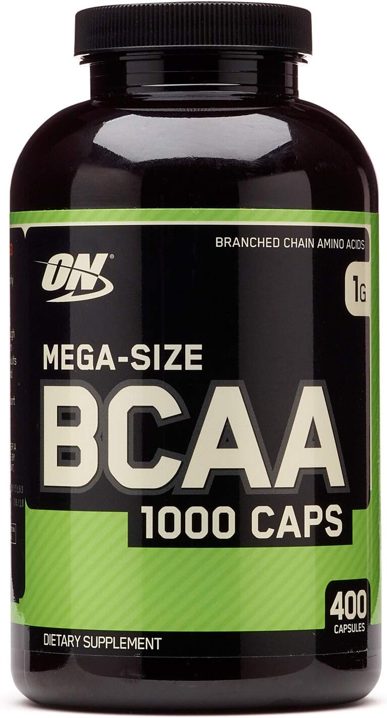 Optimum Nutrition BCAA 1000 - 400 Capsules for Muscle Recovery and Endurance