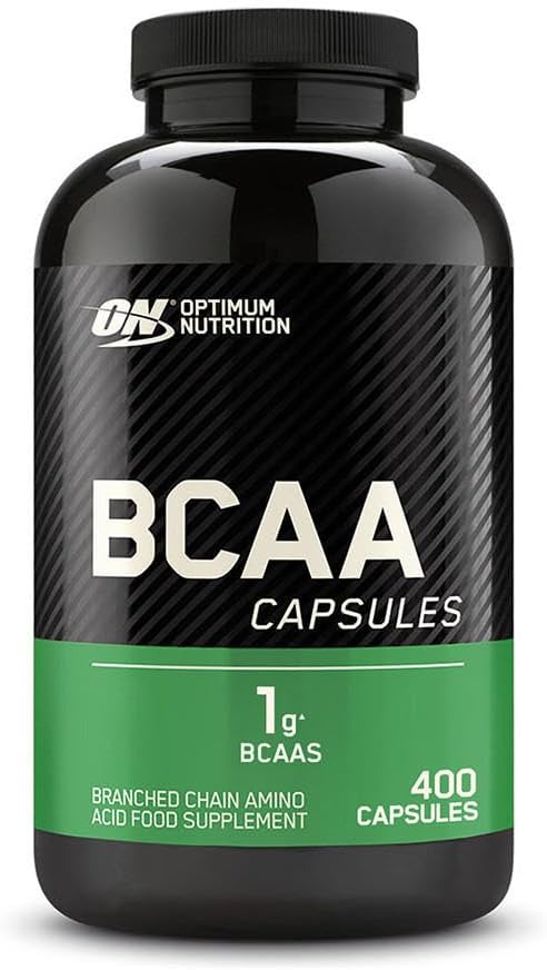 Optimum Nutrition BCAA Capsules - 1000mg Essential Amino Acids, 400 Count, Keto Friendly Formula