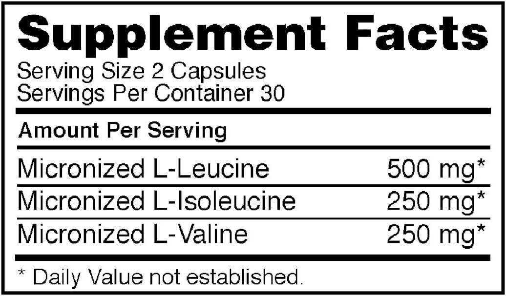 Optimum Nutrition BCAA Capsules - 1000mg, Keto-Friendly, 120 Count (2 Pack)