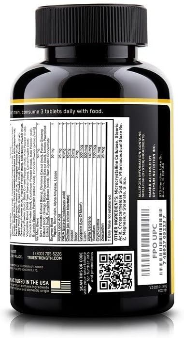Optimum Nutrition Opti-Men Daily Multivitamin Supplement - 90 Count Bottle for Men's Health and Wellness