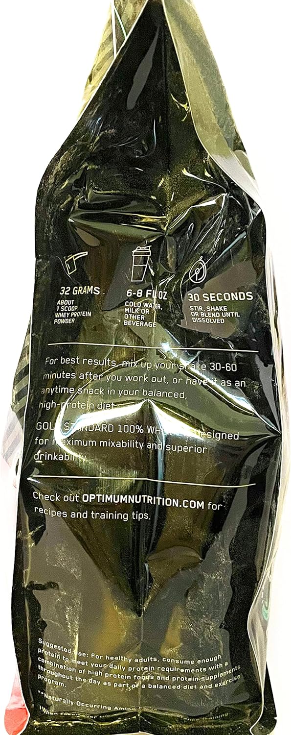 Optimum Nutrition Whey Gold Standard Protein Powder, Extreme Milk Chocolate, 5 lb - High-Quality Protein Supplement
