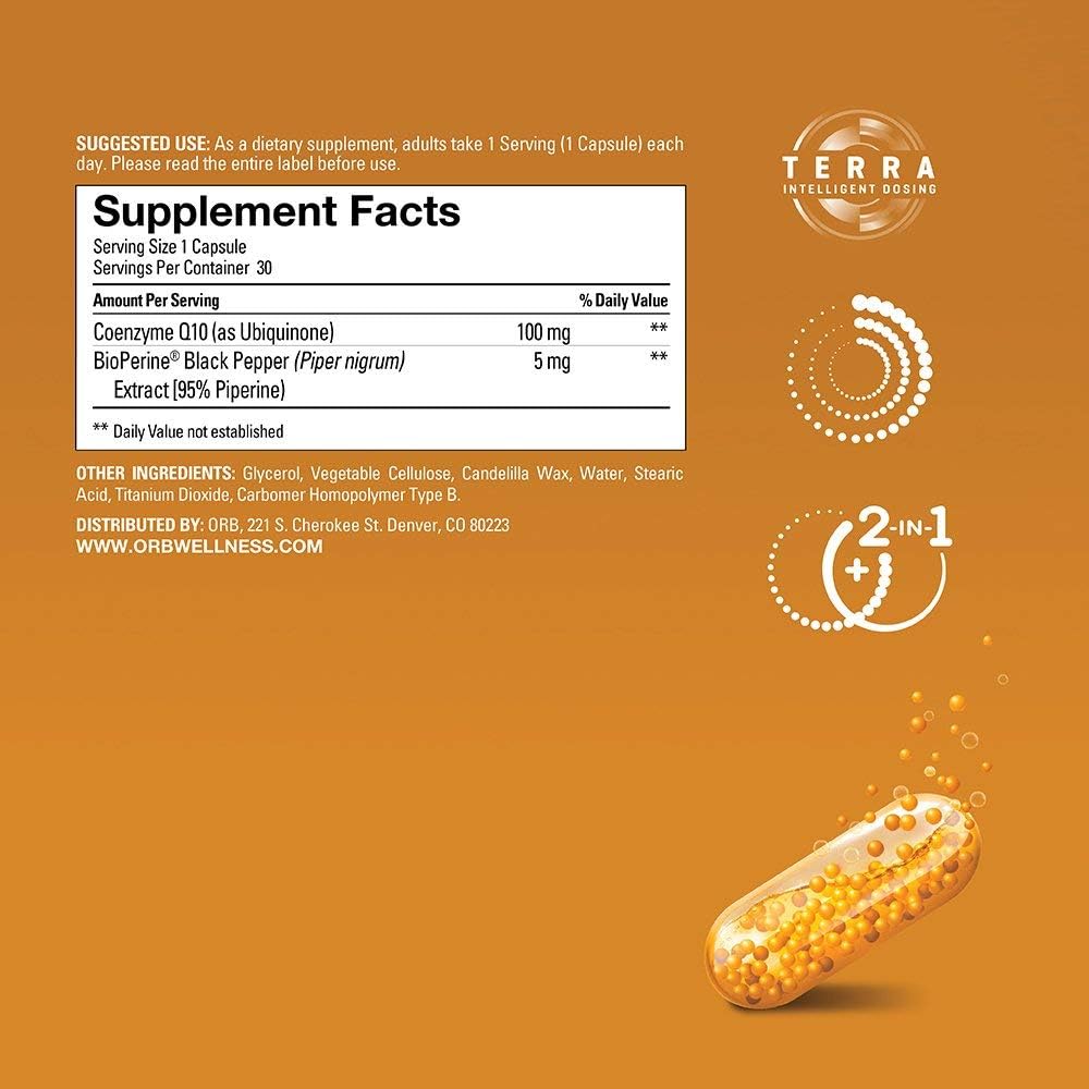 ORB Heart Complex: Time-Released COQ10 for Cardiovascular Health - 60 Count
