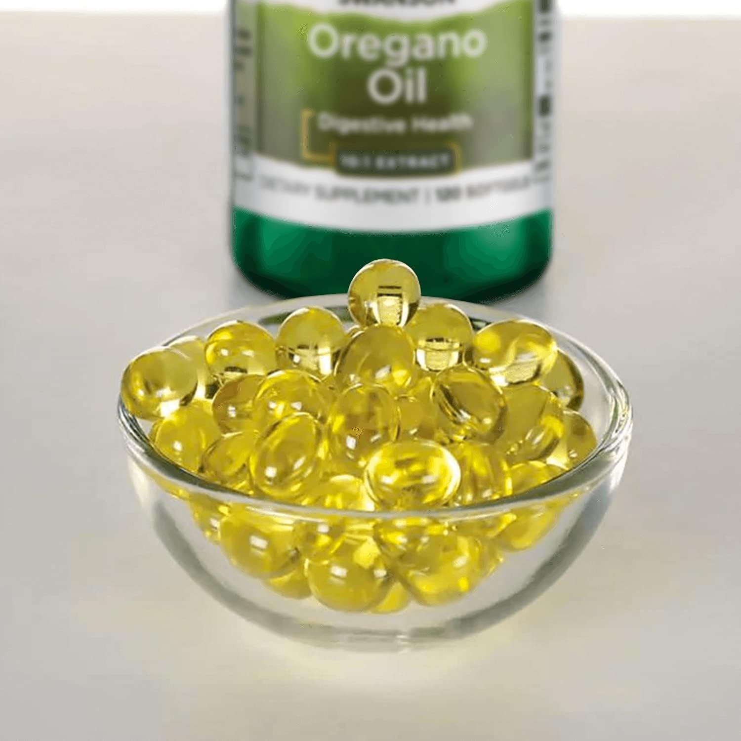 Oregano Oil Extract Softgels for Digestive and Respiratory Health - 10:1 Concentration - 120 Softgels x 150mg - Pack of 3