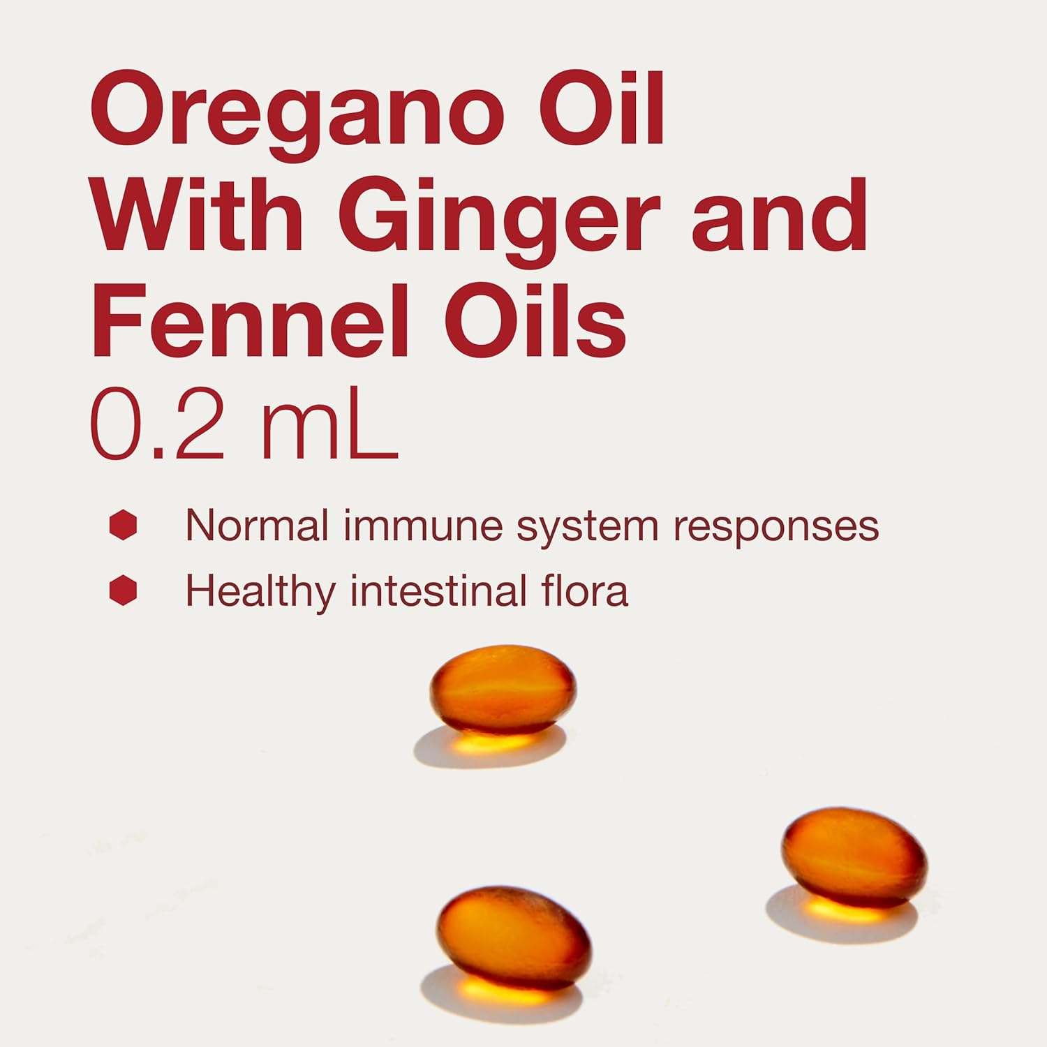 Oregano Oil Softgels with Ginger and Fennel Oil for Intestinal Support - 90 ct - Dairy and Egg Free