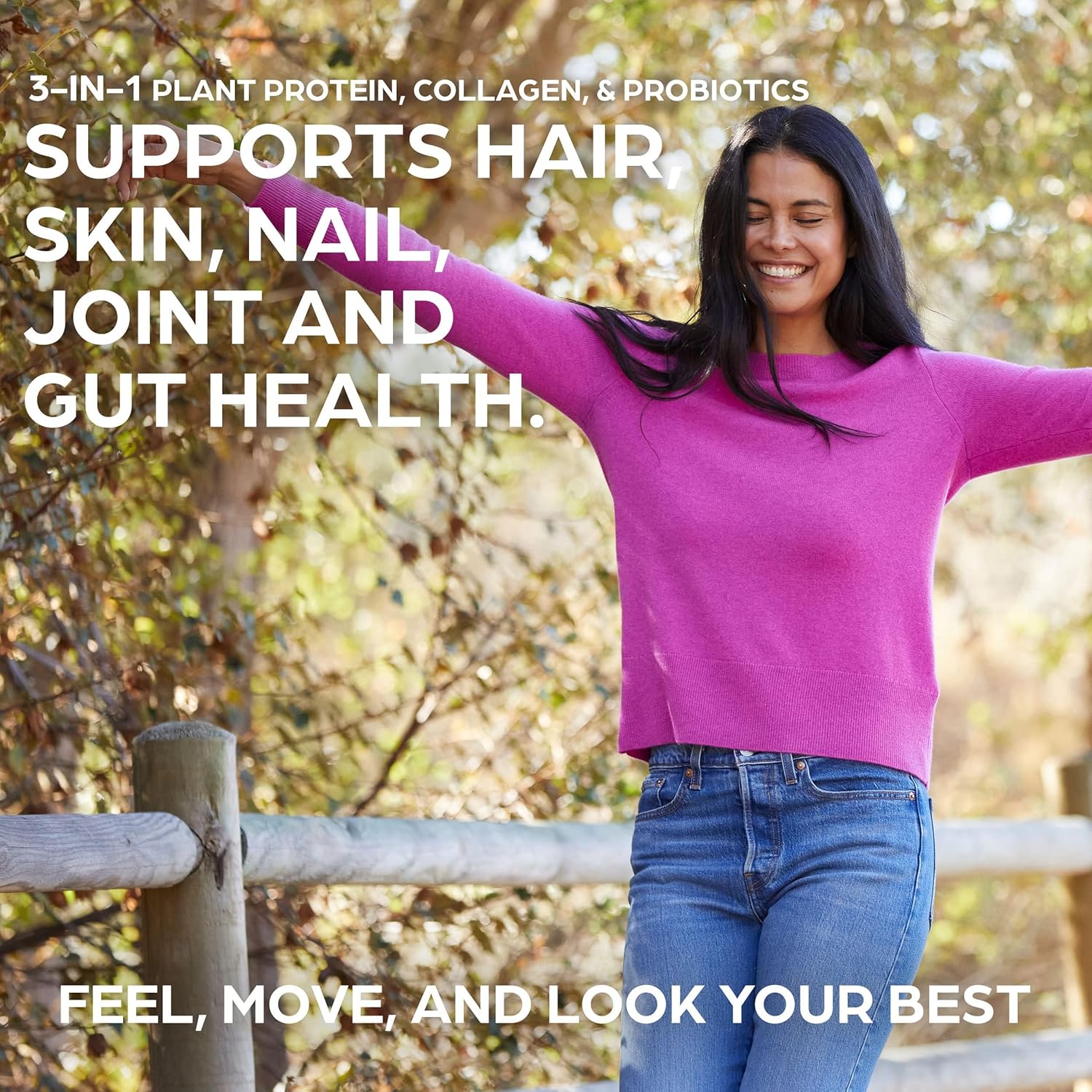 Orgain Creamy Chocolate Fudge Protein Powder with Collagen - 25g Protein, 10g Collagen Peptides, Probiotics - Hair, Skin, Nail, Joint & Gut Health - 1.6lb