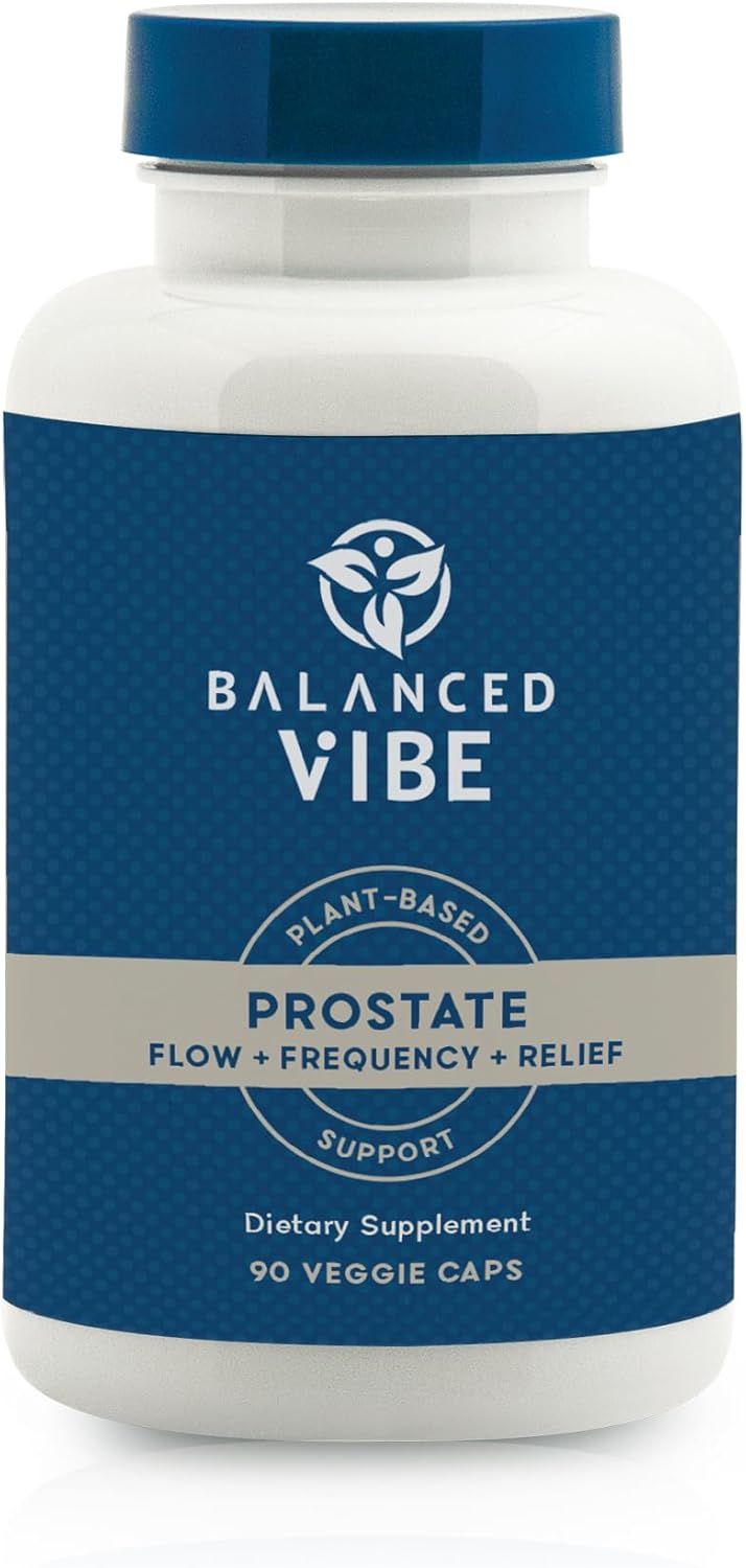 Organic 11-in-1 Prostate Support Supplement for Men | Pygeum and Saw Palmetto Complex with Beta-Sitosterol | Improve Sleep and Reduce Bathroom Trips (90ct)