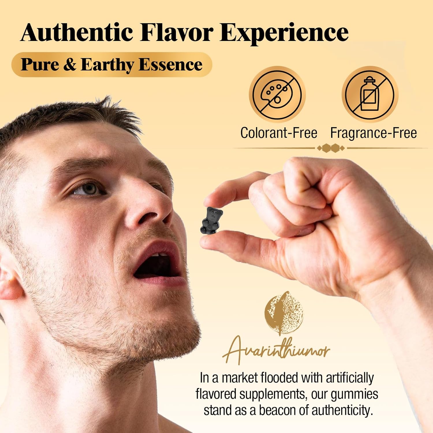 Organic 1500MG Shilajit Gummies with Ashwagandha, Sea Moss & Black Seed - 85+ Trace Minerals, Authentic Flavor - 120 Gummies for Men & Women