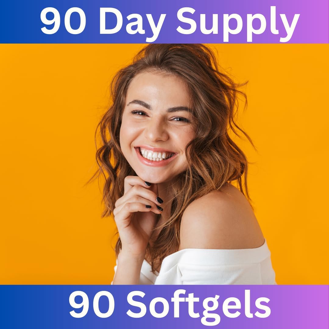 Organic 200mg CoQ10 with Black Pepper Extract Softgels for Heart, Brain, & Energy - 90 Count