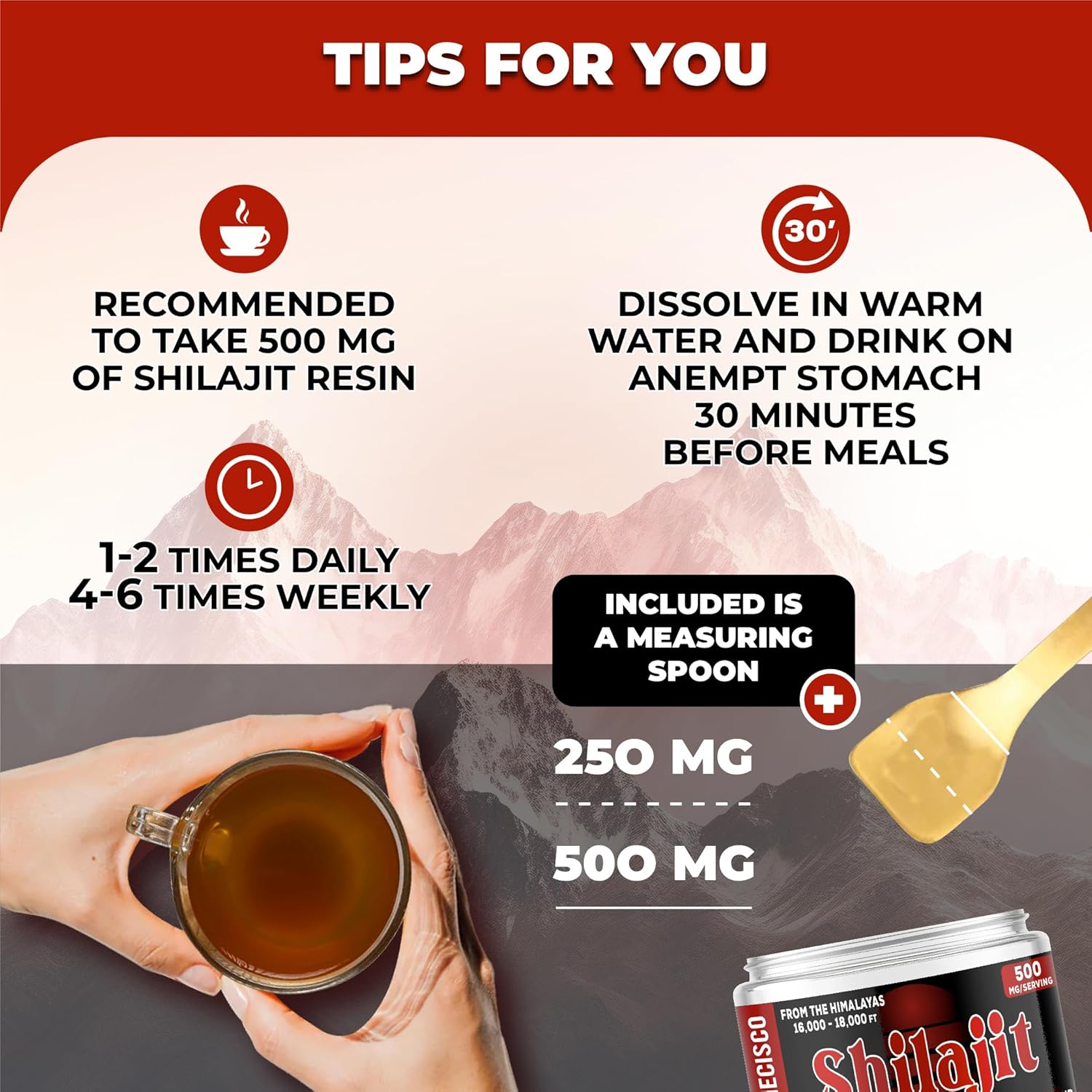 Organic 25g Shilajit Resin with 85+ Trace Minerals for Energy, Brain Health & Immune Support