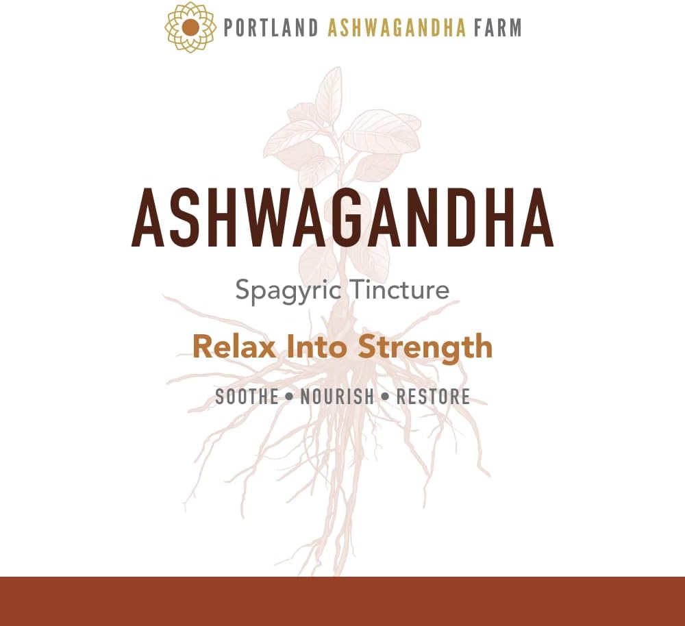 Organic 2oz Ashwagandha Spagyric Tincture - Fresh and Natural