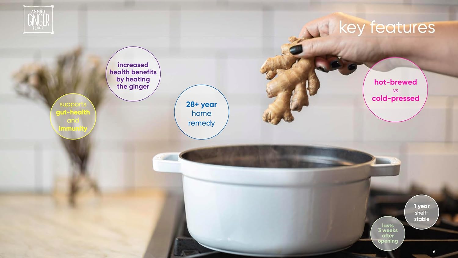 Organic 34oz 2-Pack Ginger Elixir Shot for Digestive Cleanse and Immune Defense, Non-GMO Wellness Beverage