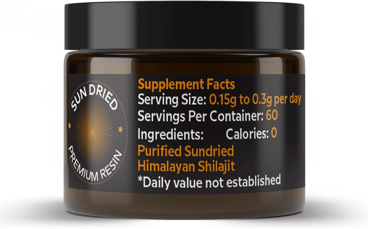 Organic 60-Day Sun-Dried Himalayan SHILAJIT Resin by NutroTonic LLC - Potent Source of Fulvic and Humic Acid - Lab Tested for Safety
