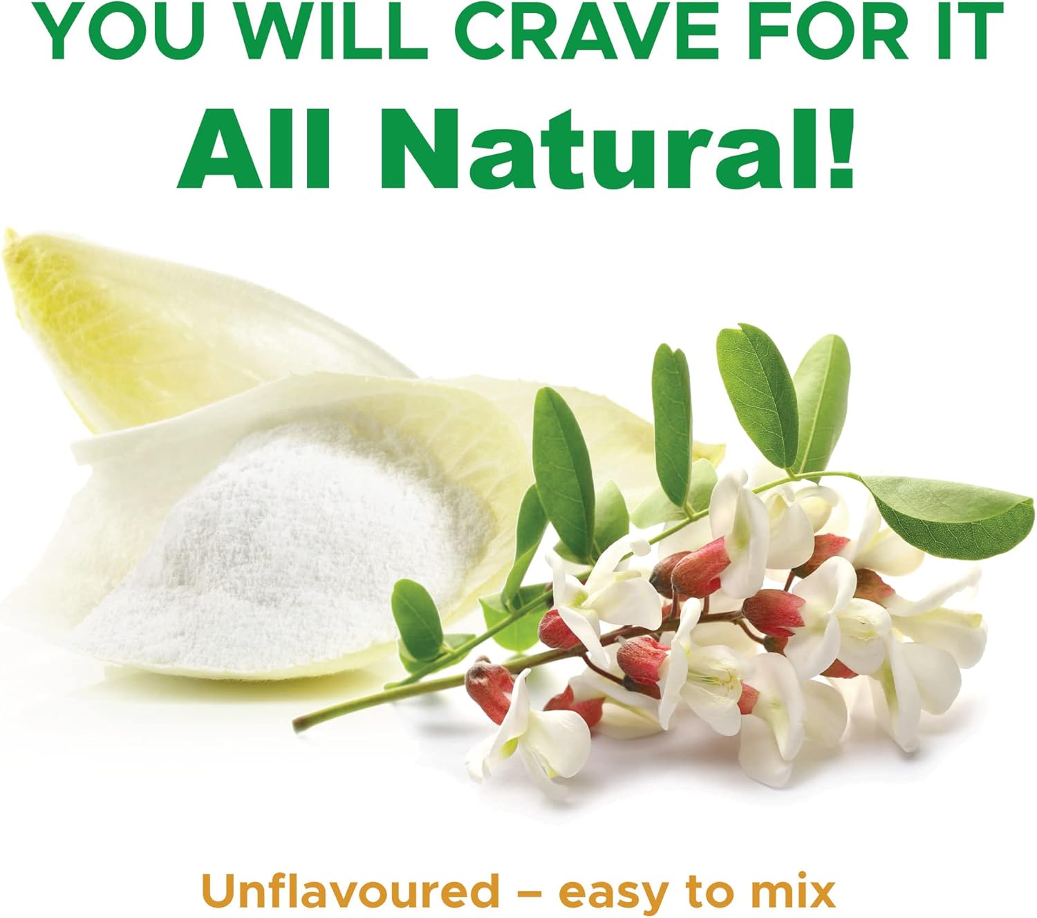 Organic Active Green Pro Fibre Boost Prebiotic & Probiotic Powder for Digestive Health - Enzyme and Vitamin Support - Gluten & Sugar Free - 320g/40 Servings