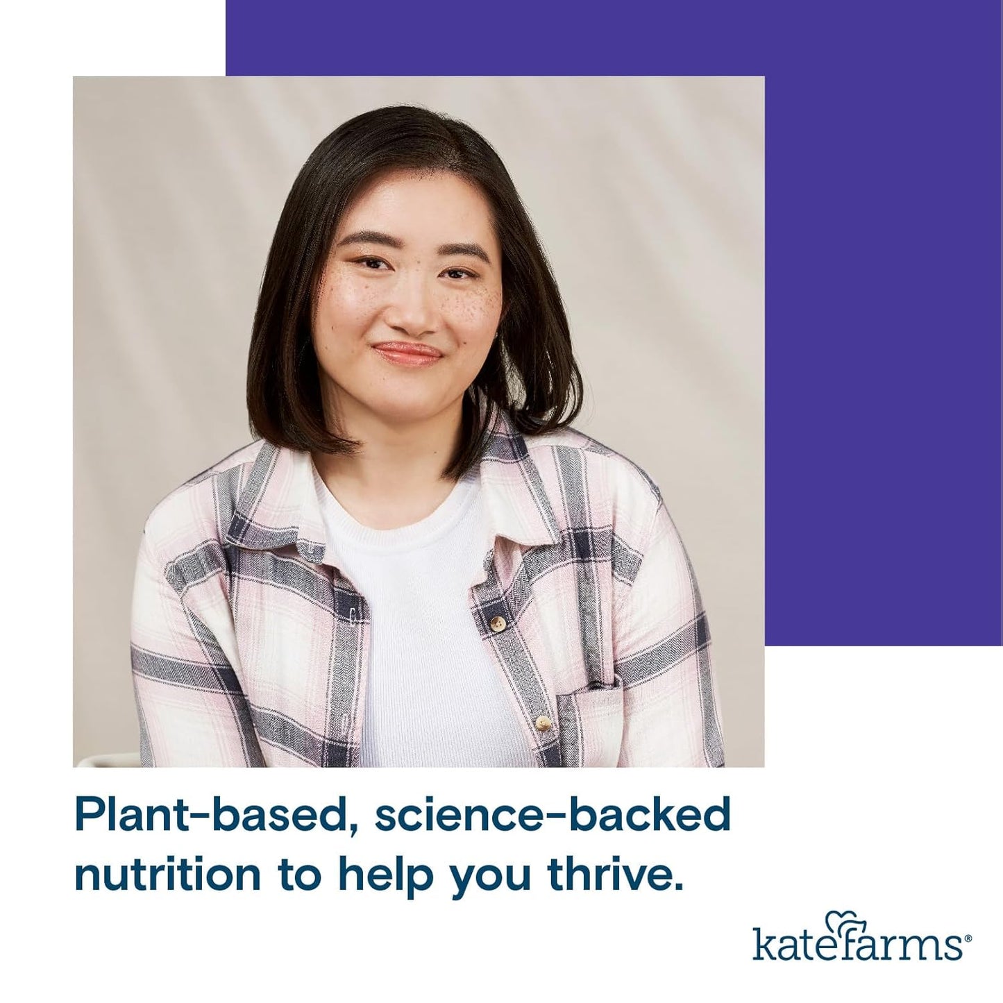 Organic Adult Peptide 1.0 Formula by KATE FARMS - Plain, Hydrolyzed Plant-Based Nutrition (12 Pack, 11 Fl oz)