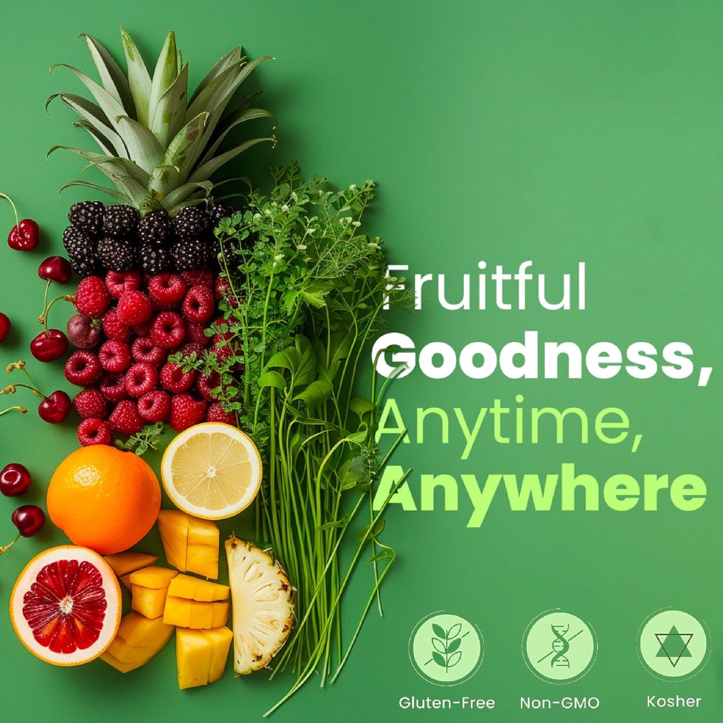 Organic Alfalfa Juice Powder - Green Superfood Mix for Smoothies & Recipes - Raw, Non GMO, Vegan, Gluten Free - 1 lb Pack