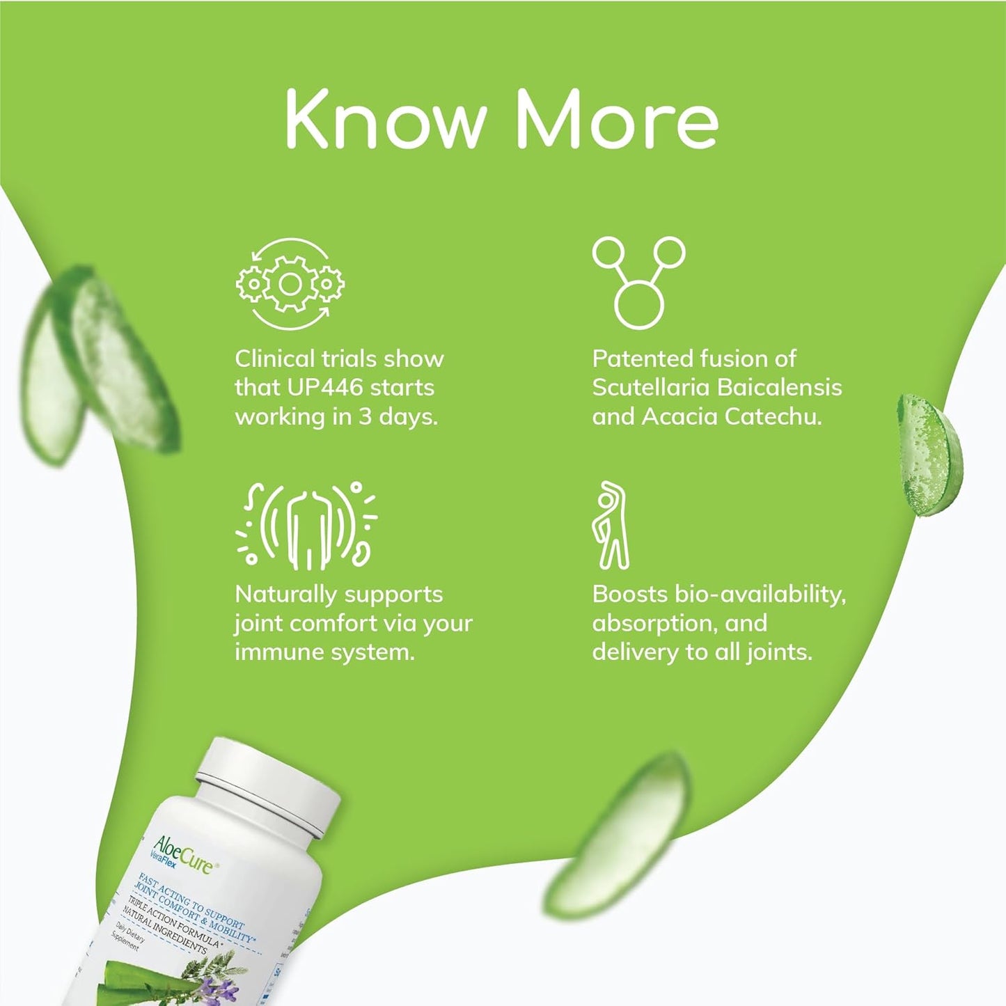 Organic Aloe Vera Capsules Pack - 4 Pack Bundle with VeraFlex and Aloe Vera Capsules