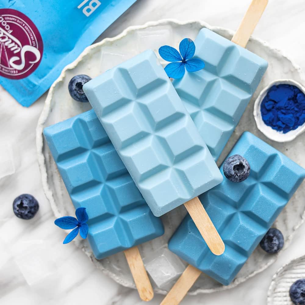 Organic Aqua Blue Spirulina Powder - 2 oz Bag - Gluten-Free, Non-GMO, Plant-Based - Ideal for Food Coloring, Baking, Drinks, Smoothies