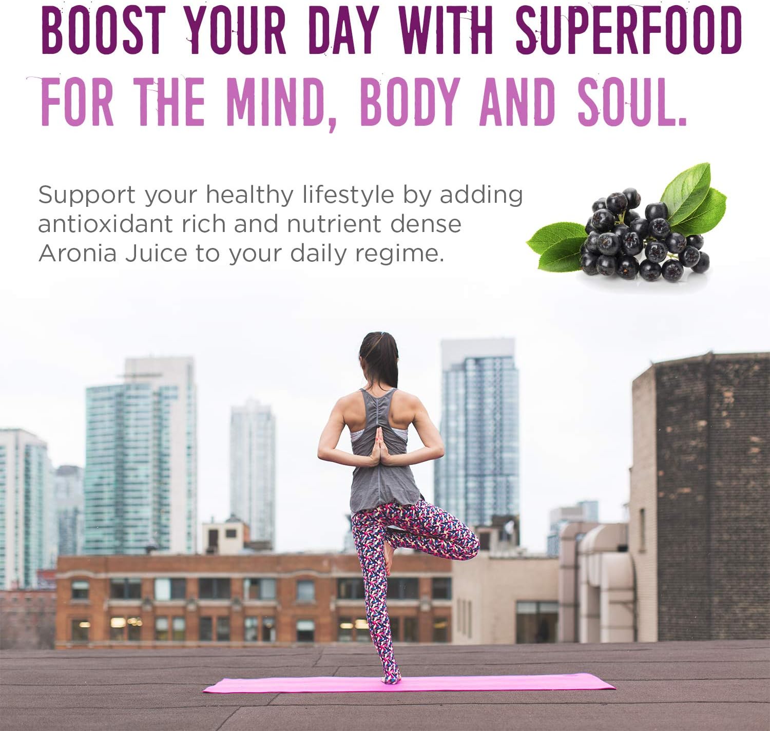 Organic Aronia Juice Powder | Rich in Antioxidants, Fiber, and Essential Vitamins | Non-GMO, Gluten Free, Water Soluble | Alovitox