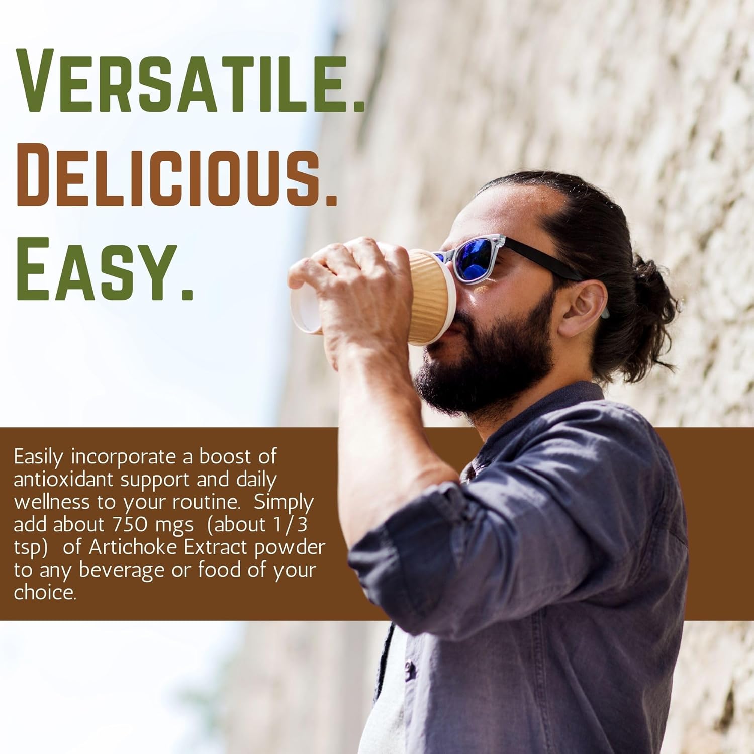 Organic Artichoke Extract Powder - High Cynarin Content - Pure Leaf & Stem - 4oz - 150 Servings