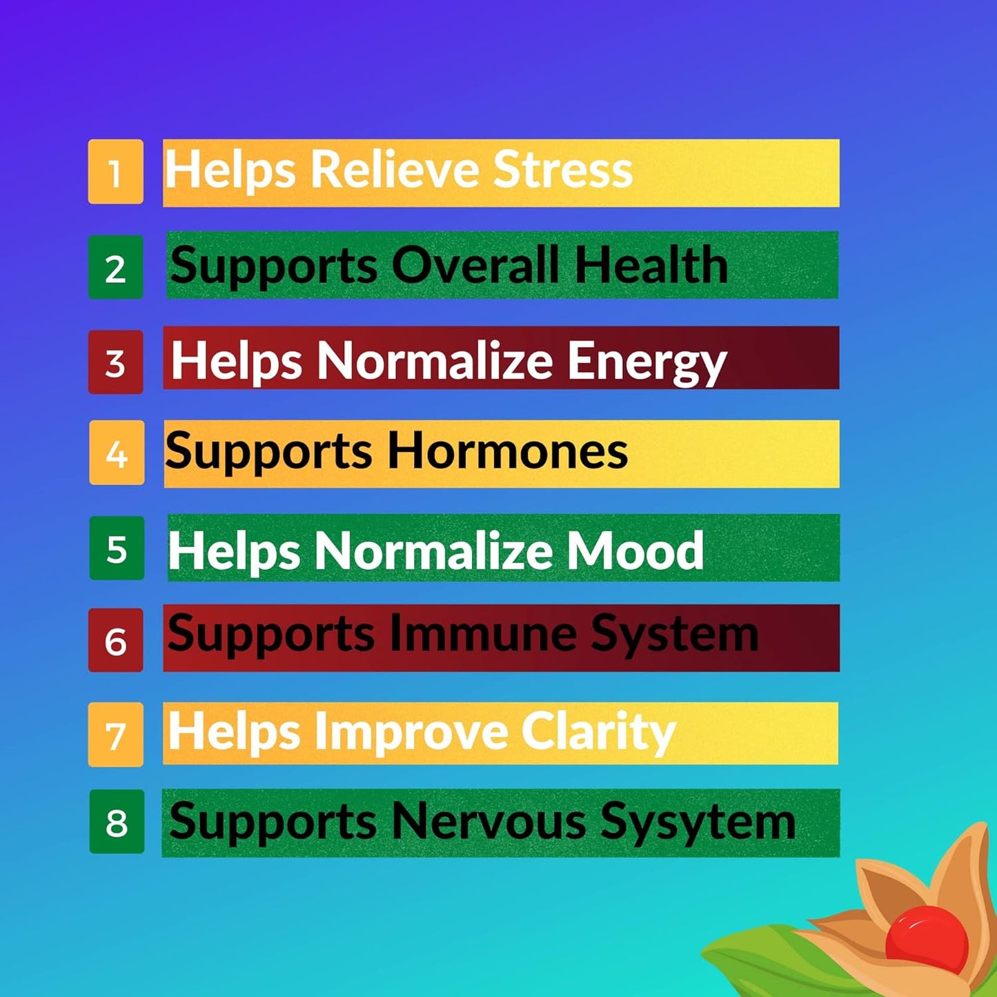 Organic Ashwagandha Capsules with Black Pepper | Hormone Support | Non-GMO, Gluten-Free, Vegan | Natural Supplement | 60 Capsules