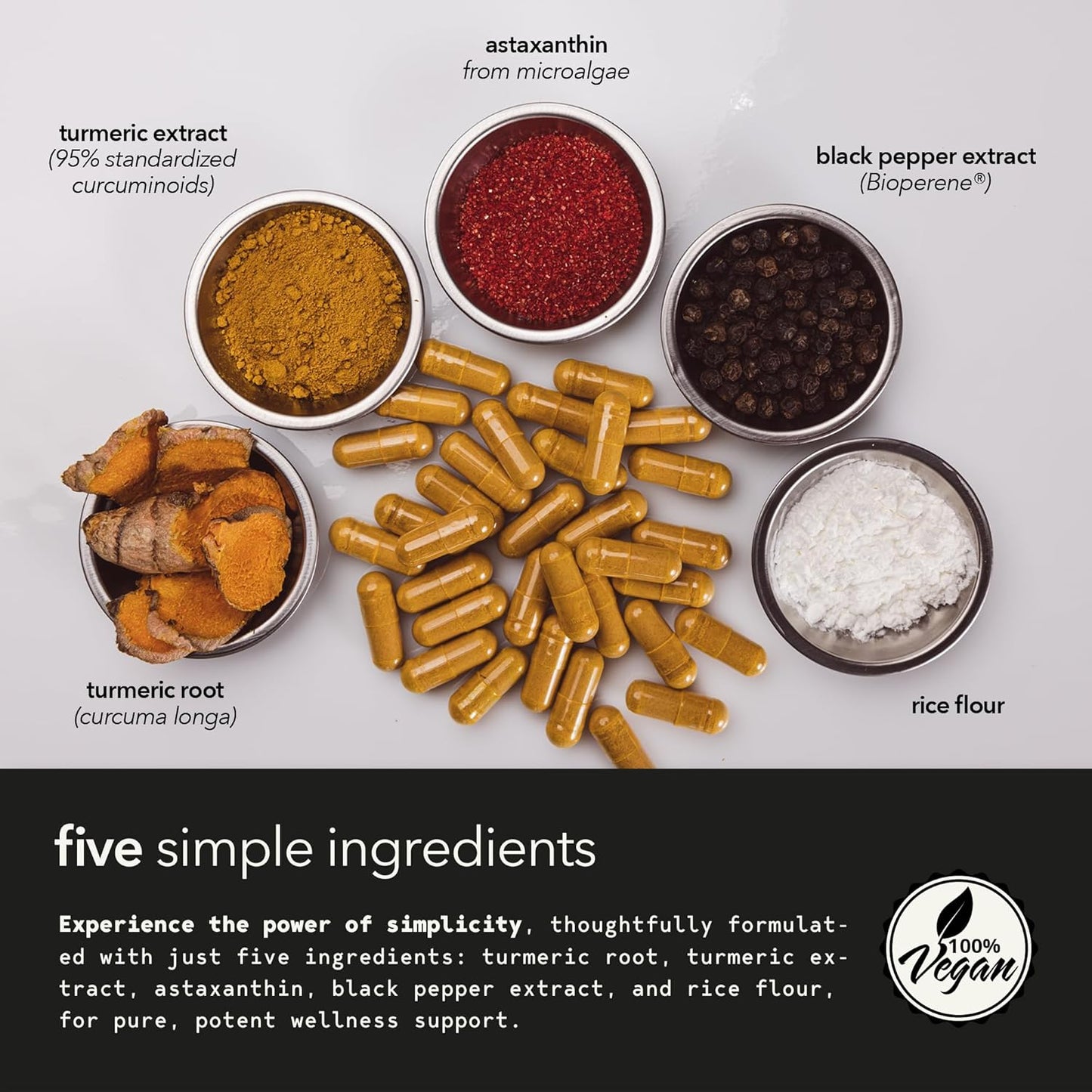 Organic Astaxanthin, Tumeric Curcumin, Glucosamine, Collagen, Chondroitin, MSM, Vitamin C Joint Support Bundle