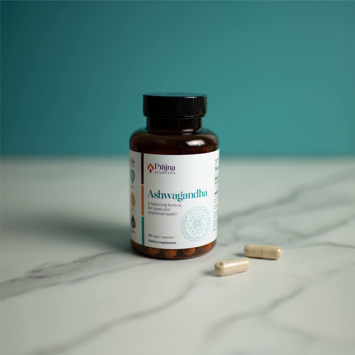 Organic Ayurvedic Ashwagandha Balancing Formula for Mind and Body, Controls Stress Cravings, Supports Hormone Balance - Vegan and Gluten-Free